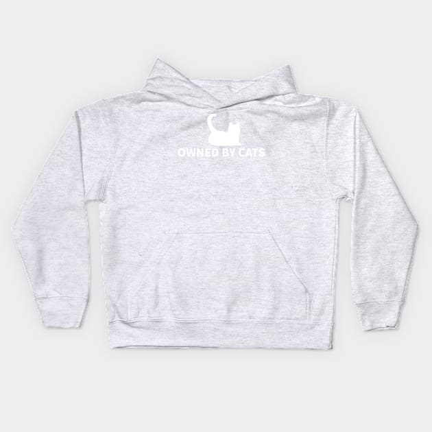 OWNED BY CATS Kids Hoodie by MoreThanThat